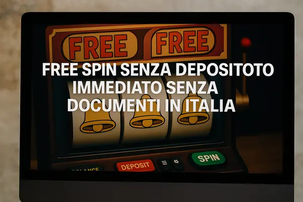 free spin senza deposito immediato senza documenti